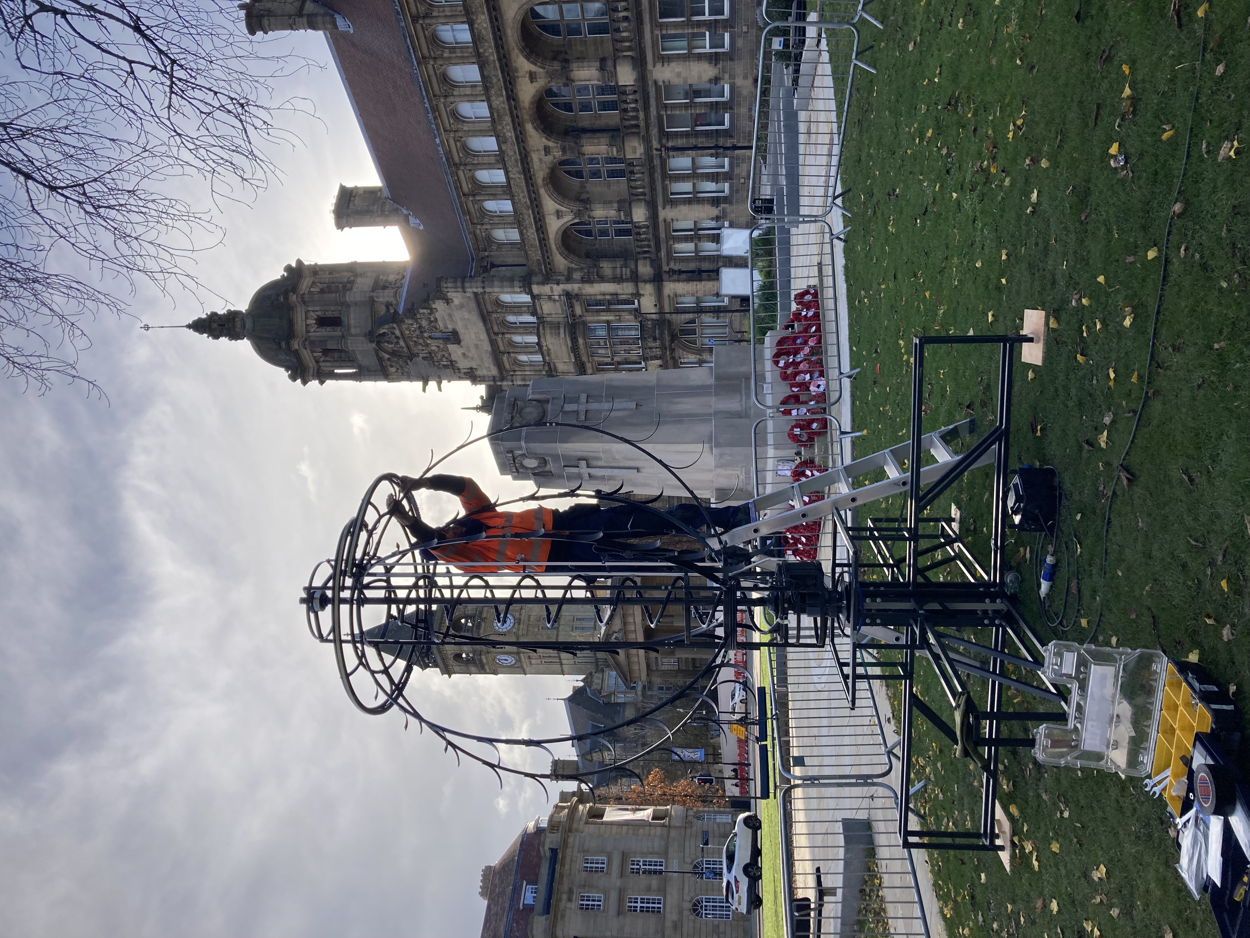 Marbles — Wakefield, town hall square